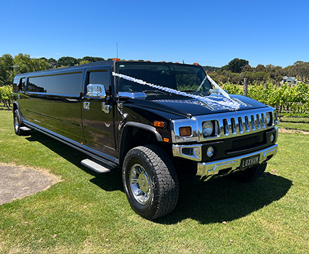 Black Hummer Limo for hire Geelong